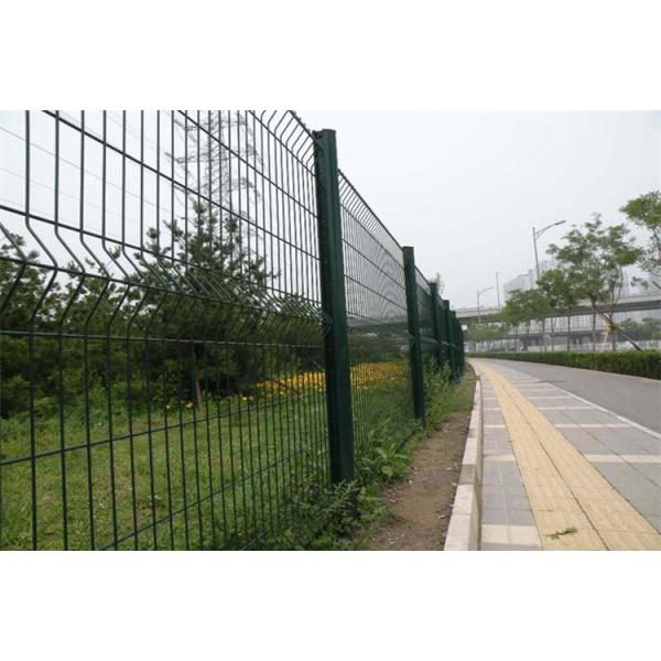 Highway Powder Coated Welded Wire Panels 3D V Mesh Fencing