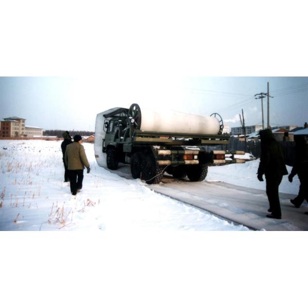 100m Snow Area Transport Semi Trailer Soft Surface Layer Polyester Composite Materials