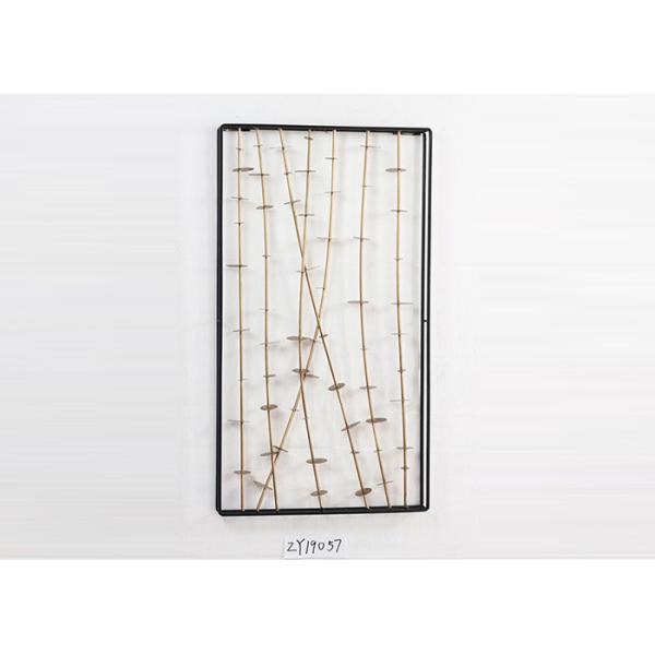 Large Luxury Black Frame Handcrafted Metal Wall Art Decor