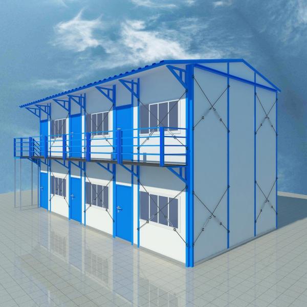 Customized Design and Tiffany Design Style Steel Structure Prefabricated House