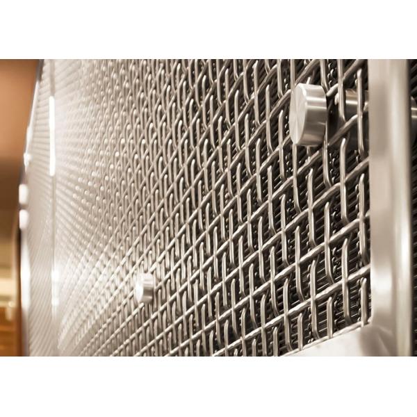 Decorative Balustrade Crimped Wire Mesh Railing Infill Panels