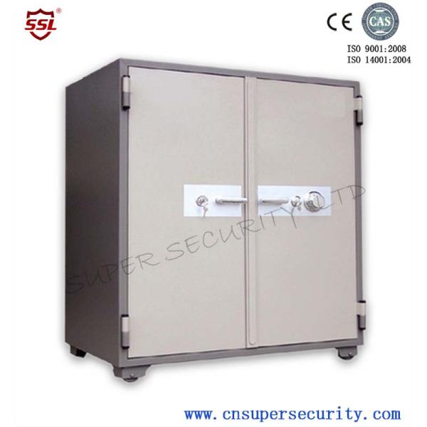 540L Locking Points Double Door Fire Resistant Safe Box with 8 Steel Live action Draw Bolts for shares markets