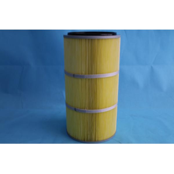 Oil Water Repellent Dust Filter Cartridge Not Sticky Customized Dimension