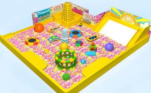 Cheap high profit children play area million ball pool indoor ball pit for toddlers for sale