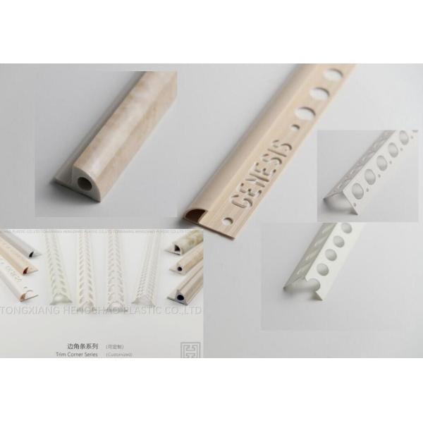 Anti Uv Pvc Corner Bead Plastic Extrusion Profiles 10 Ft / 8 Ft Length