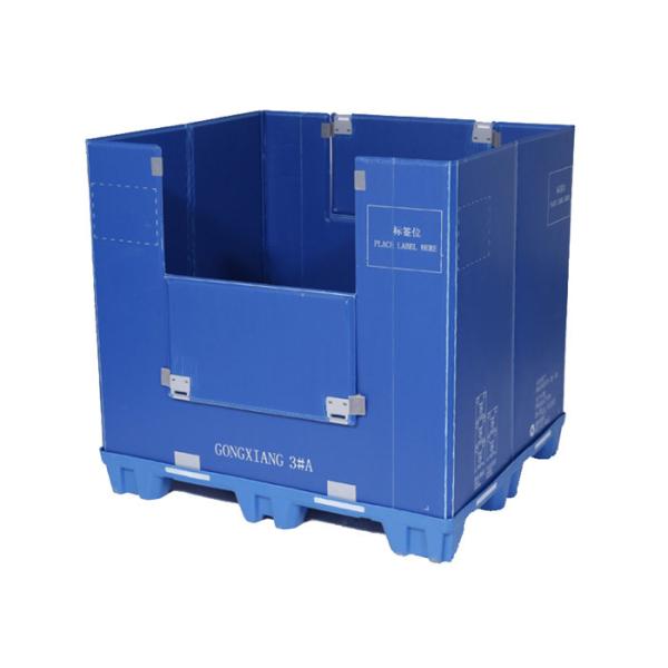 M Fold Pallet Sleeve Box Gaylord Droping Door Folding Window PP