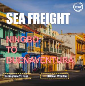 Cheap Ningbo To  Buenaventura Colombia Sea Freight Logistics Services 25 Days for sale