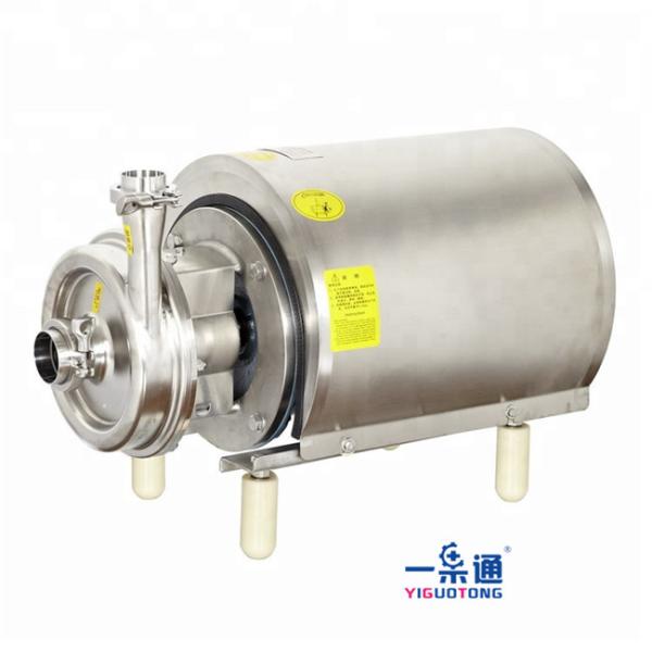 Food Grade Stainless Steel Centrifugal Pump High Flow Rate EPDM Gasket Material