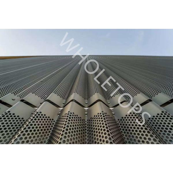 3.0mm 3d Laser Cut Aluminum Panel Exterior Decorative Perforated Metal Cladding Screen Sheet