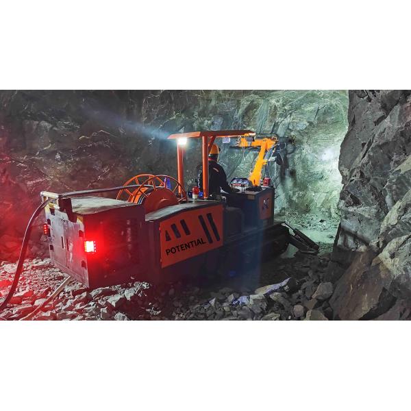 47.6kw Anti Jamming Jumbo Rock Drill Automatic Stop Of Impact At The End Point