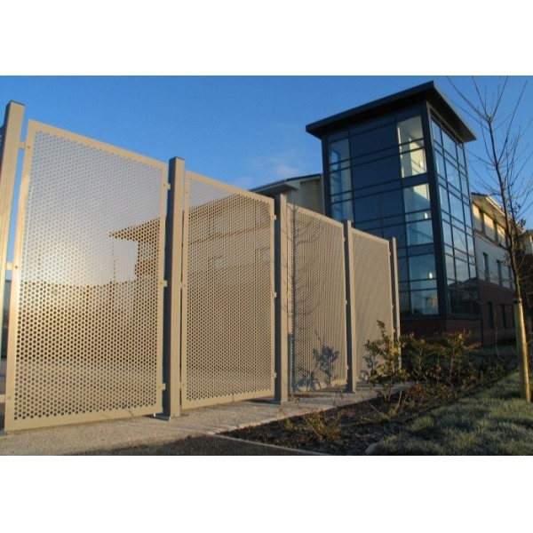 Decorative Brass Wire Mesh with 50mm*50mm Mesh Size 4.0mm Opening and 1.6mm Thickness for Architectural Design