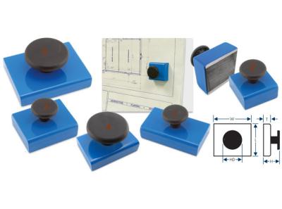 Plastic Mounting Holding Magnets With Knob