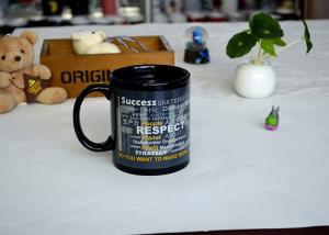 Cheap Fashion Ceramic Printed Magic Coffee Mug , Color Changing Heat Sensitive Mug Custom for sale