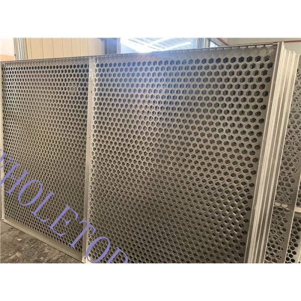 SGS 2.5mm 3.5mm Custom Perforated Aluminum Sheet With Welding & Stiffener
