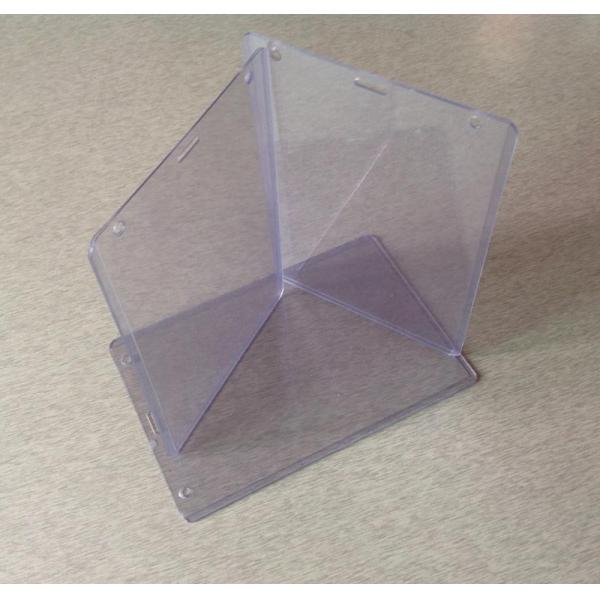 Transparent Case Accessories Badge / Name Card Holder / Hard PVC Holder