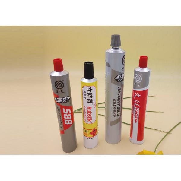 Squeezable Adhesive Tube Open / Elongated / Sealed Nozzles HPPE Cap