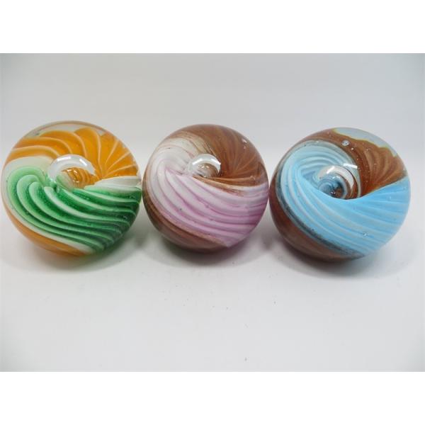 Glass paperweight,  glass ball,  glass round ball, hand made glass, home decorative glass, art glass, glass color ball