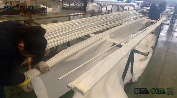 White Powder Coating Aluminium Profiles / Aluminum Structural Shapes