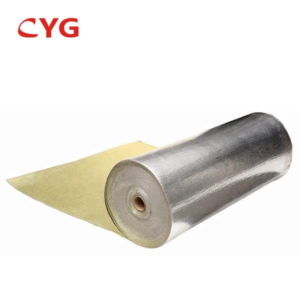 Customized Length HVAC Insulation Foam Aluminum Foam Panel Backed Glue Durable