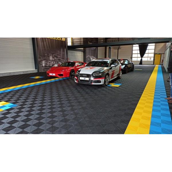Heavy Duty Polypropylene Garage Flooring Ribbed Garage Floor Tiles