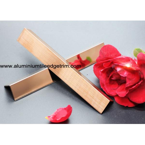 Right Angle Stainless Steel Corner Guards For Wall Bullnose Protection