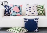 European Style Linen Square Throw Pillow , Cushion Cover Pillowcase Sofa