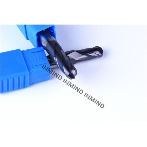4mm - 20mm Ball Nose High Speed Steel End Mill With AlTiN Coating Standard Length Type