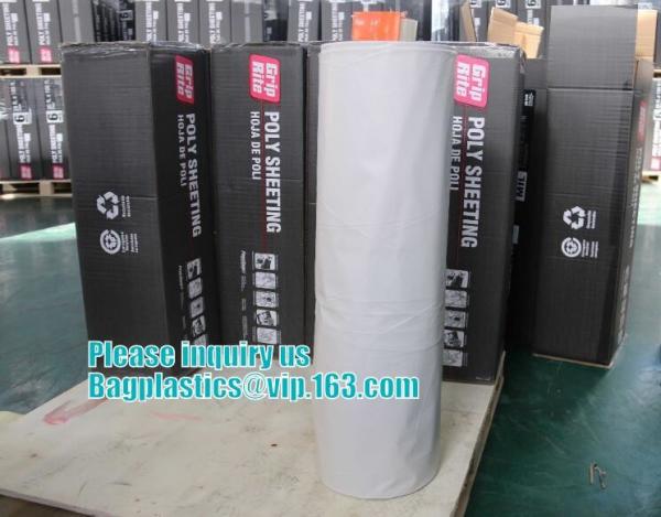 clear transparent roof polyethylene cover film plastic sheeting, Low Price of 1mm 1.5mm Waterproof High Density Polyethy