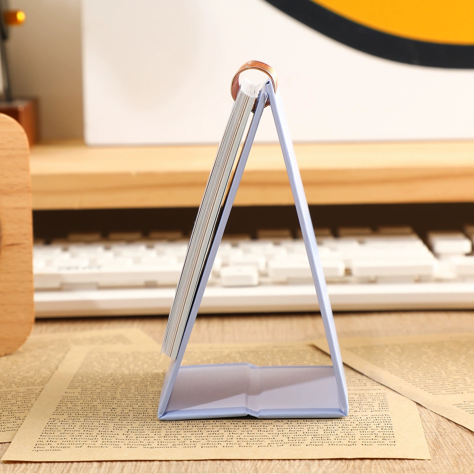 Mini Desk Calendars 2027 Morandi Color Standing Planner For Office Desk
