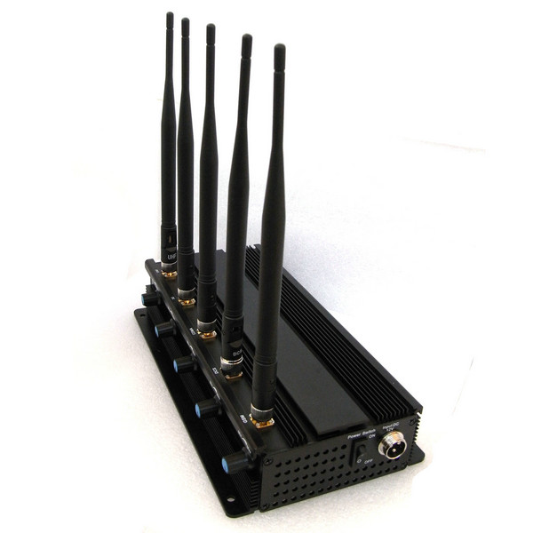 5 Antenna Power Strength Adjustable Mobile phone Jammer GSM/CDMA/DCS/PHS/3G/4G LTE/WiMax