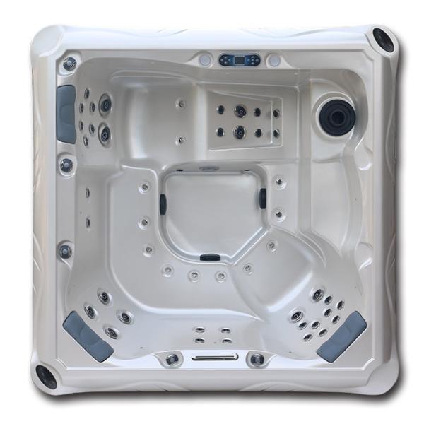 Improve Sleep Relax Muscles Hot Tub With Overflow Fountain Outdoor