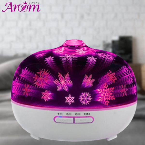 300ml 7 Color Changing 3D Glass Ultrasonic Diffuser