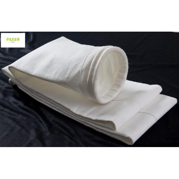 550GSM Polyester Filter Bag PTFE Membrane For Cement Power Steel Plant