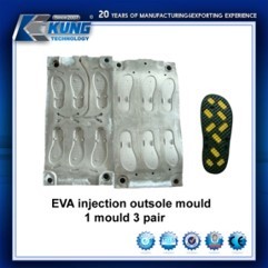 OEM Rubber Shoe Sole Mould Antirust Multipurpose Double Color