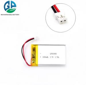 China KC Approved 503050 Rechargeable Li Ion Battery 3.7v 1000mAh Lithium Polymer Battery Lithium Ion Battery For Controller on sale