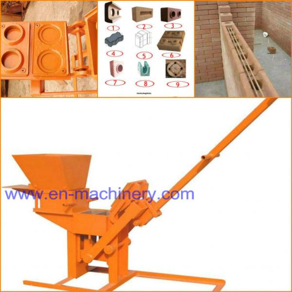 Manual Clay Cement Brick Making Machine and 1-40 Red Clay Brick Making Machine