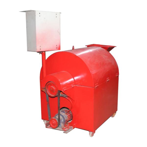 15 Kw High Capacity Industrial Roasting Machine Horizontal Cylinder Structure