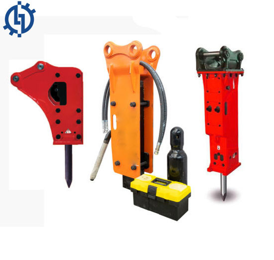 Stable Impact Force Hammer EB135 140 155 Top Type Hydraulic Rock Stone 18-55Tons Hammer Breaker