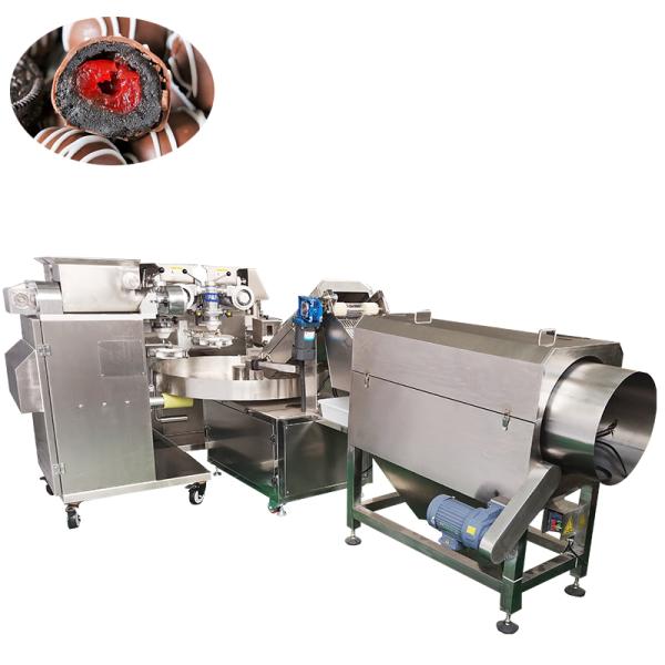 Ss304 Brigadeiro Energy Bites Making Machine 60 Pieces/Min Chocolate Truffle Machine