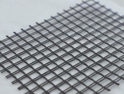 PVC Coated PET Polyester Geogrid Soil Stabilization Fabric High Strength