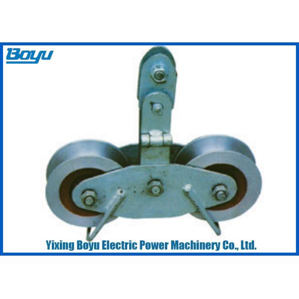 Aluminum Wheel Tandem Sheave Stringing Blocks Transmission Line Stringing Accessores and Tools