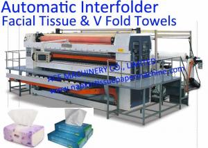 China Fully Automatic Facial Tissue Paper Making Machine With Logsaw Machine on sale