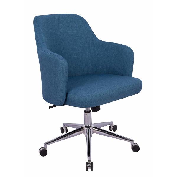 Classic Adjustable Office Desk Chair Twill Fabric Navy Eco - Friendly OEM Available