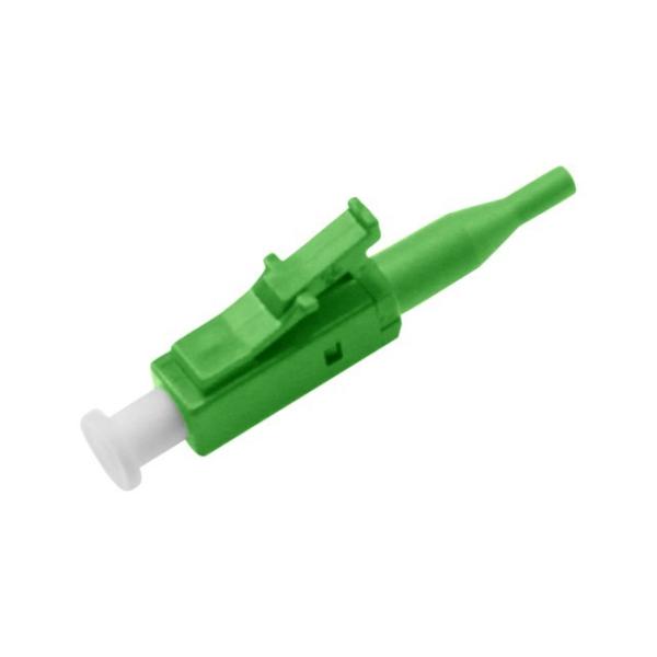 LC APC Fiber Connector 0.9mm Simplex Single Mode Fiber Connectors With Green House
