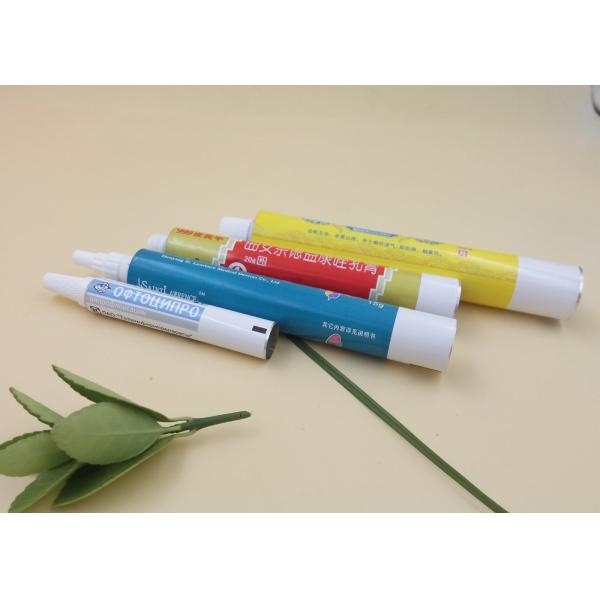 Six Colors Artwork Aluminum Squeeze Tube Packaging Customized Logo Length