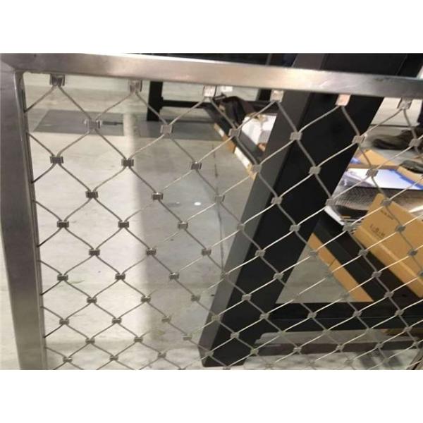SS316 60*60mm Wire rope mesh Durable For Fall Prevention Manufacturer