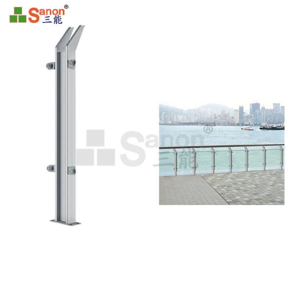 Outdoor Stainless Steel Balustrade Posts For Metal Stair Balcony Balustrade