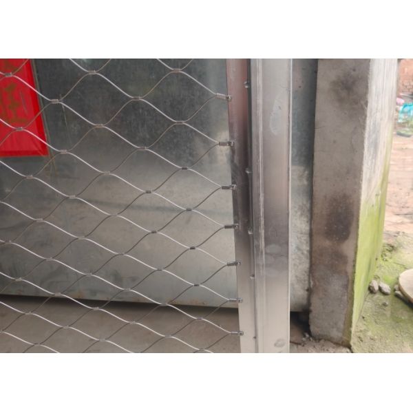 316 Rope Net Fence 25*25mm For Railing Balustrade Safety Net Zoo Stairs