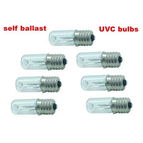 10V 12V DC Inverter UV Germicidal Lamp 3W Self Ballasted E17 Lamp Holder