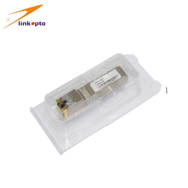 10Gbase RJ45 SFP Module 10G 30M copper Transmission ROHS Certification